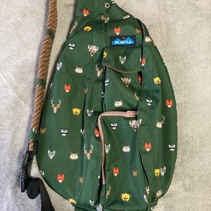SOLD—HTF Limited Edition Kavu Forest Critters Rope Sling Bag EUC
